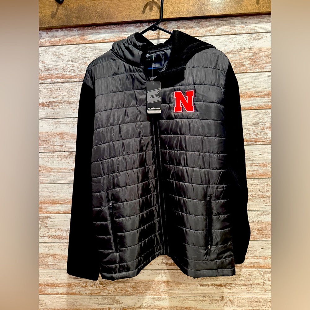 Men’s Nebraska Cornhuskers Nanopuff Jacket NWT - Large
